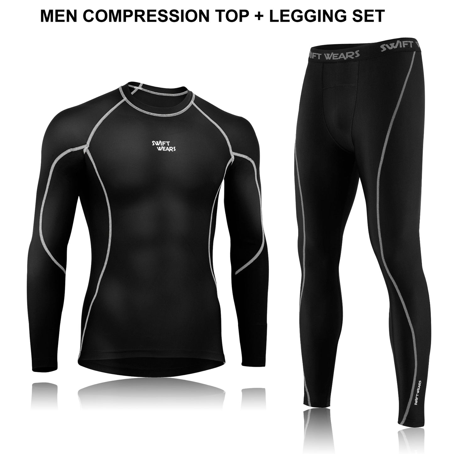 Men's Compression Base layer Shirt + Leggings