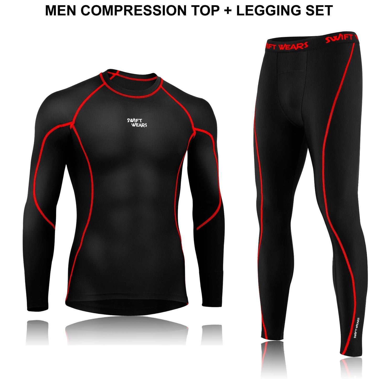 Men's Compression Base layer Shirt + Leggings