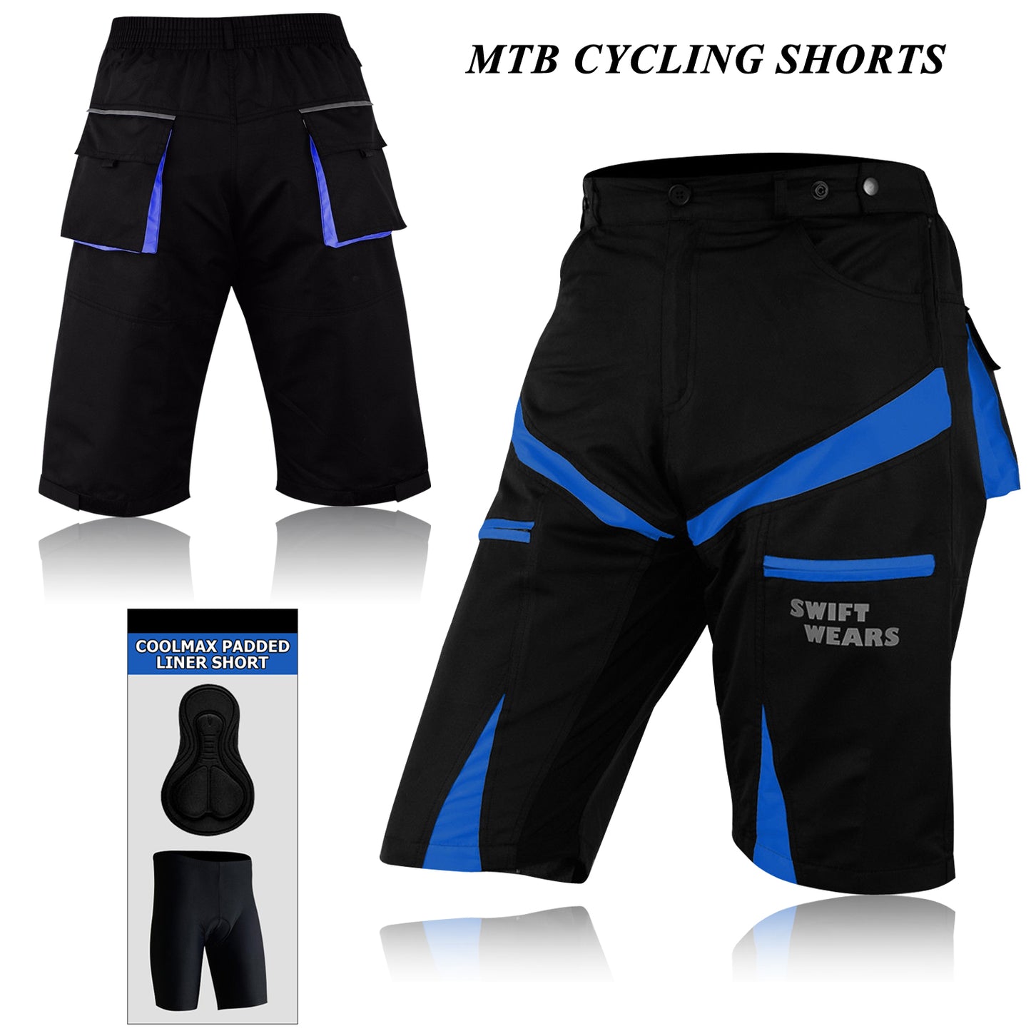 MTB Cycling Padded Shorts