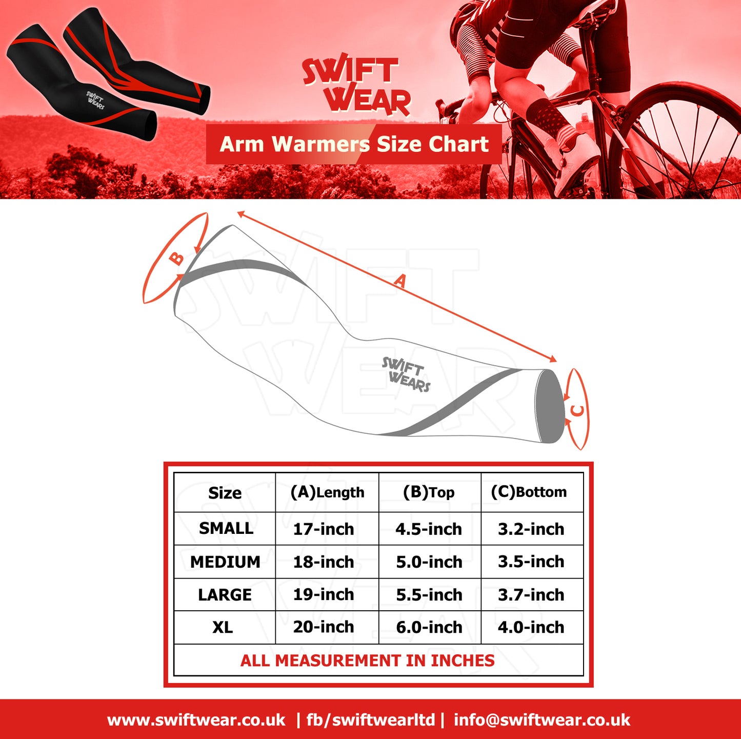 Cycling Winter Arm Warmer Unisex