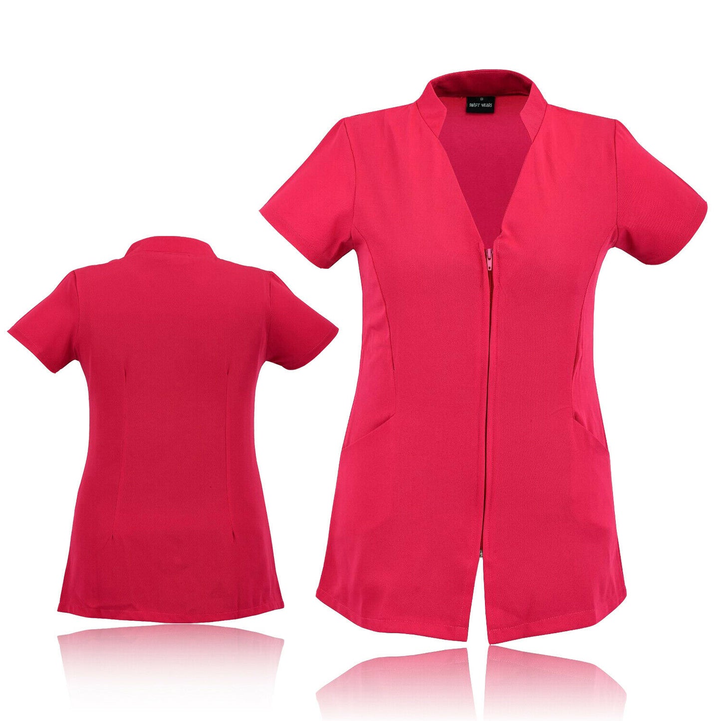 Beauty Spa Tunic Front Zip