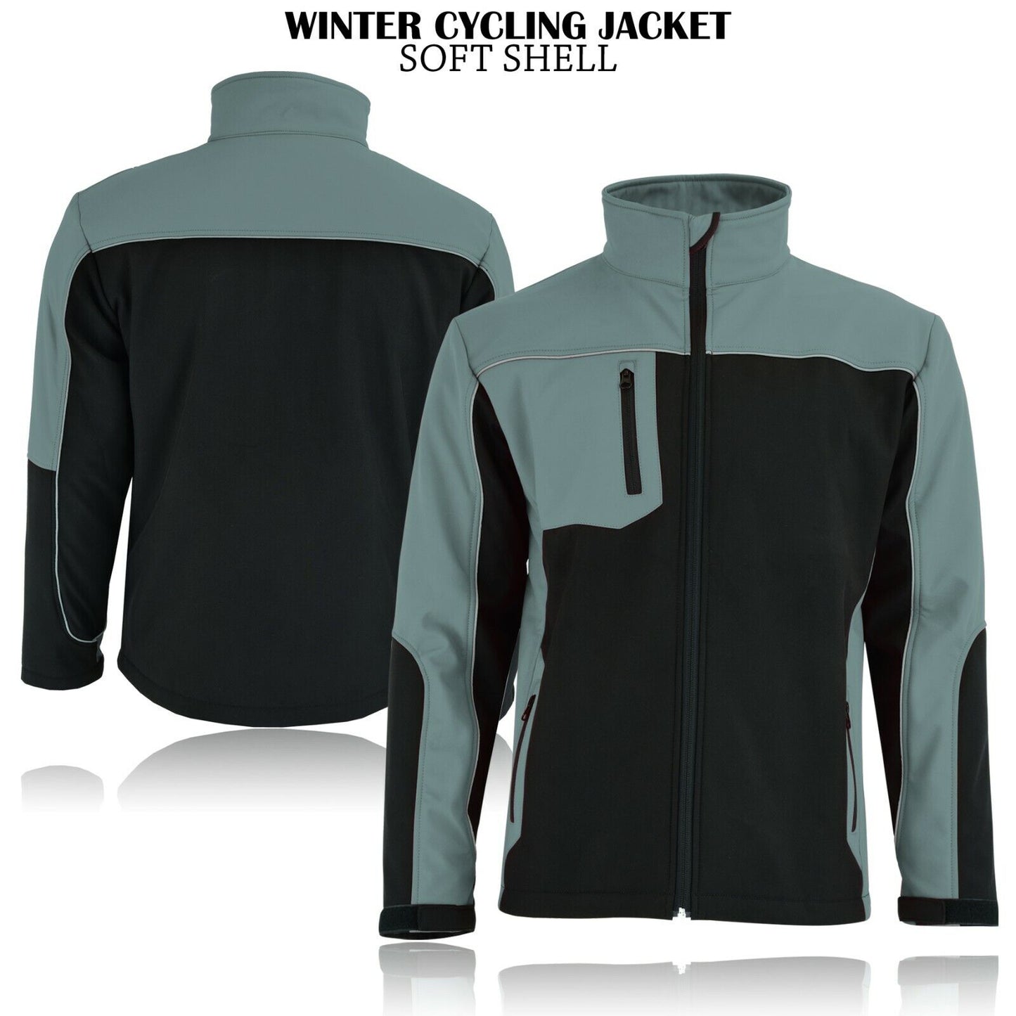 Men's Soft Shell Work Windproof Jacket