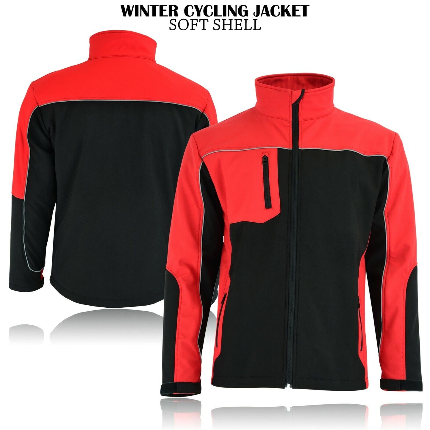 Men's Soft Shell Work Windproof Jacket