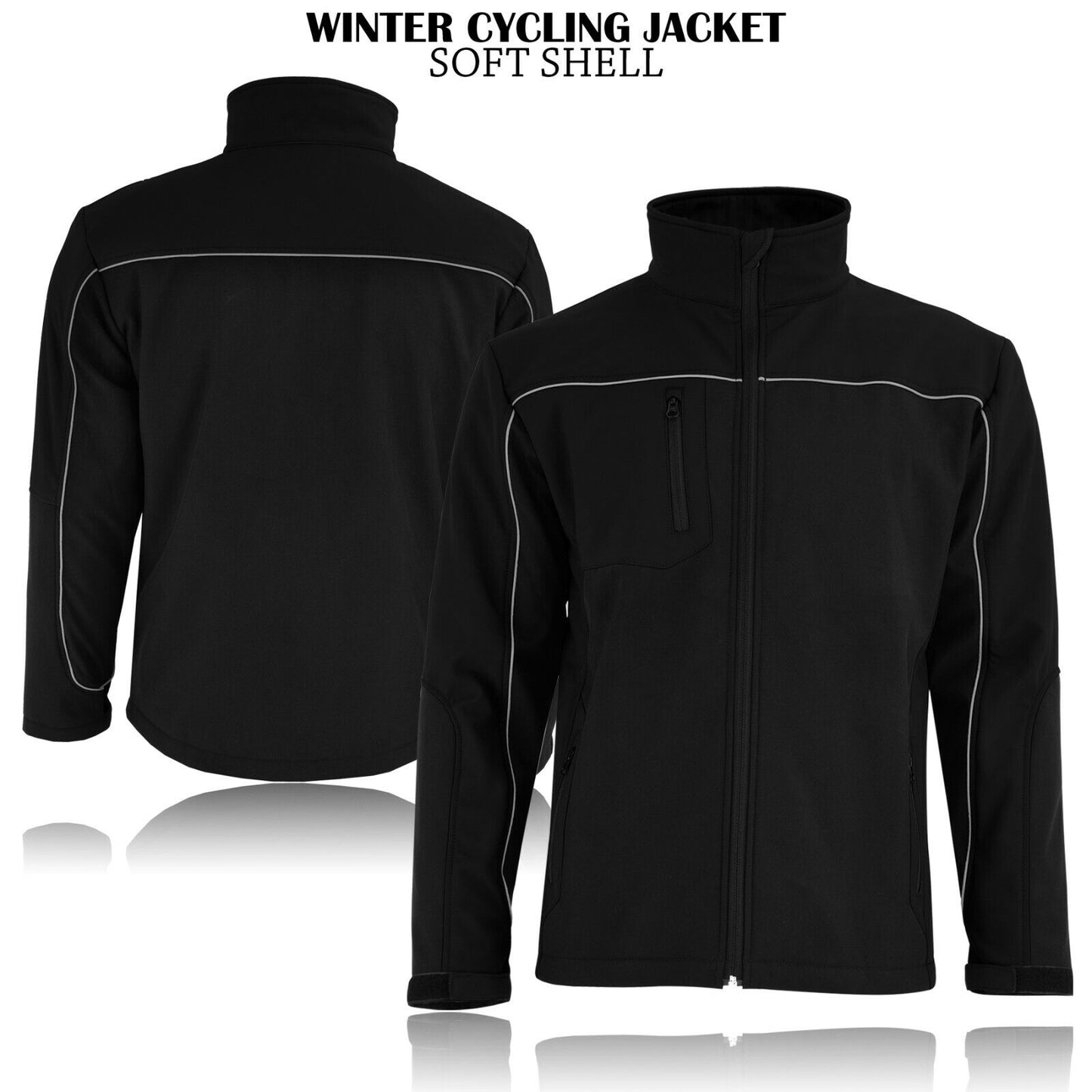 Men's Soft Shell Work Windproof Jacket