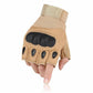 Men Hard Knuckle Fingerless Tactical Glove