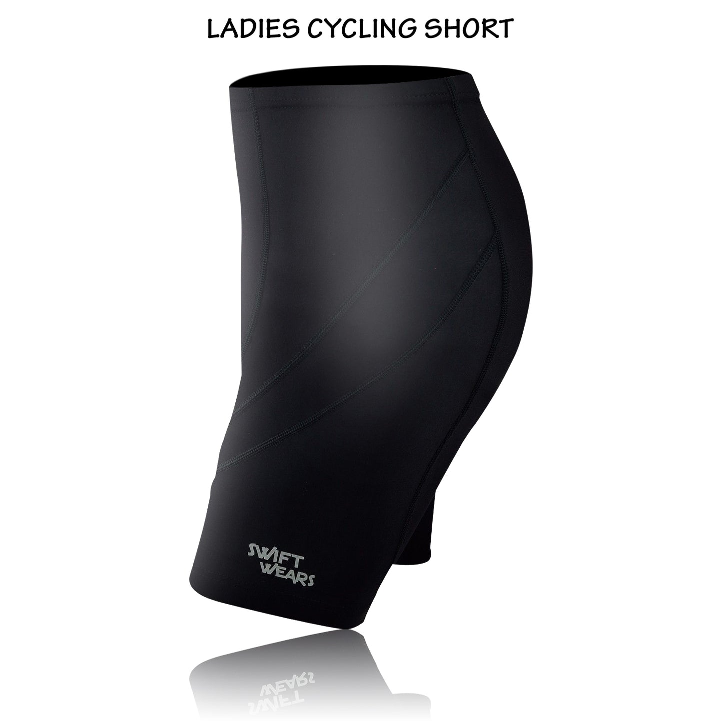 Women Cycling Tights 3/4 Shorts Padded Ladies Leggings Cool Max Anti Bac  Pad Uk
