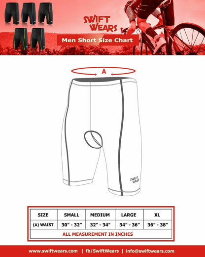 Men's Cycling Padded Shorts