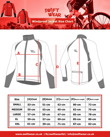 Men Cycling Windproof Jacket Soft Shell