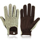 Mens Crochet Leather Driving Gloves