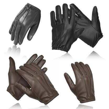 Kevlar Police Security Leather Glove