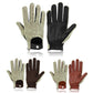 Mens Crochet Leather Driving Gloves